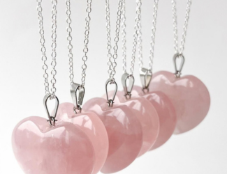 Rose Quartz Crystal Pendant